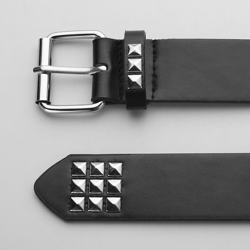 Cintura Trendy con Borchie, Cintura Stile Heavy Metal, Cintura Unisex Stile Punk Rock, Cintura per Jeans, Cintura Stile Y2K, Cintura Decorativa alla Moda