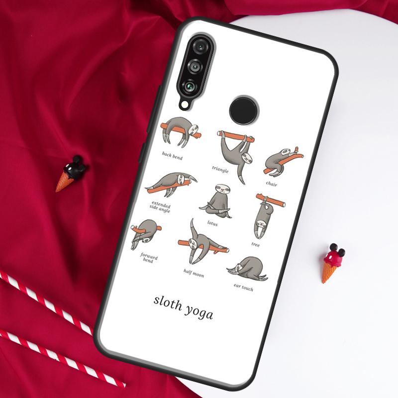 

Sloth Animal Cute For Huawei Nova 9 SE 10 5T Y90 Y70 Y60 Y61 Y91 Y72 12i 12s 11i P60 Pro P20 P30 P40 Lite Case Huawei Nova 8i