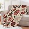 Christmas Creative Throw Blanket Flannel Print Blanket Super Soft Cozy Sofa Nap Blanket Home Blanket Perfect Home Gift for Her