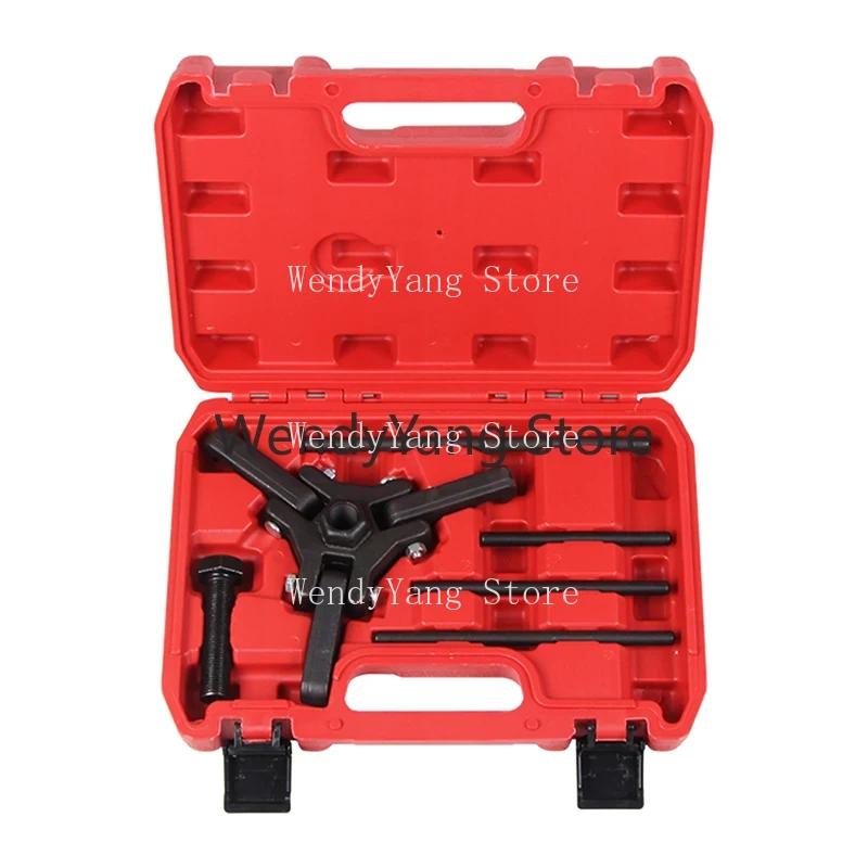 Harmonic Balancer Tool Crankshaft Pulley Puller Kit Three-jaw Belt Pulley Disassembly Tool for Chrysler