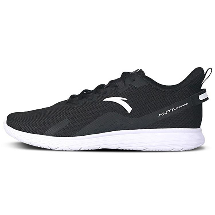 

new Anta Slip Resistant, Abrasion Resistant, Breathable, Rebound Low Top Running Shoes Men s Black White 43