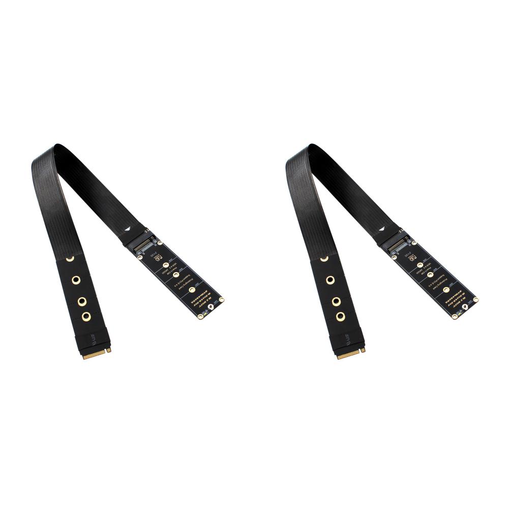 Dual Protocol PCIE4.0 M.2 M Key NVME Extension Cable Riser Card SSD Adapter for 2230 2242 2260 2280 M.2 PCI-e / M2 NGFF SATA SSD