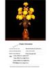 Seven-Color Lotus Lamp for Buddha Offering: Ever-Burning Guanyin Home Decor – Nine Horse Year Edition
