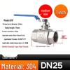 Chiweng 304 Stainless Steel Two-Piece Ball Valve Q11F-16P