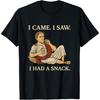 Je suis venu J'ai vu J'ai pris un goûter Drôle Jules César Histoire Goûter T-Shirt
