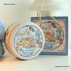 Jenny Red New Year Cookie Tin - Round Cartoon Gift Box for Candy