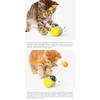 1 Pc Electric Sound Tumbler Balance Car Catnip Cat Toy Teasing Stick Yellow