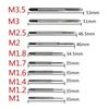 10Pcs Mini M1 To M3.5 Machine Hand Tap Thread Wire Tapping Threading Taps For Machining Nuts Or Other Common Thread