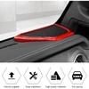 RT-TCZ A Pillar Speaker Trim Cover Ring Decoration Interior Accessories for 2018 2019 2020 2021 2022 Jeep Wrangler JL JLU (Red)