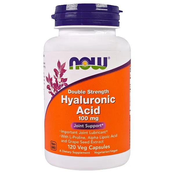 

Now Foods - HYALURONIC ACID 100MG. 120 VCAPS