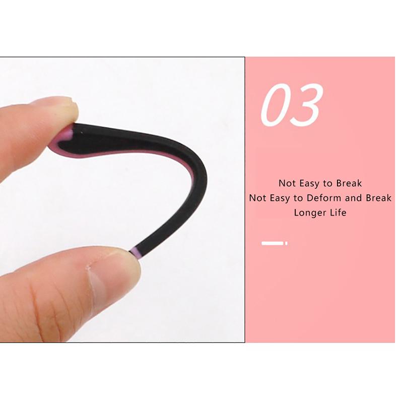 1Pair Tungsten Carbon Rubber Square Hole Glasses Foot Cover Eyeglasses Anti-Skid Sleeve Soft Silicone Prevent Allergies Ear Hooks