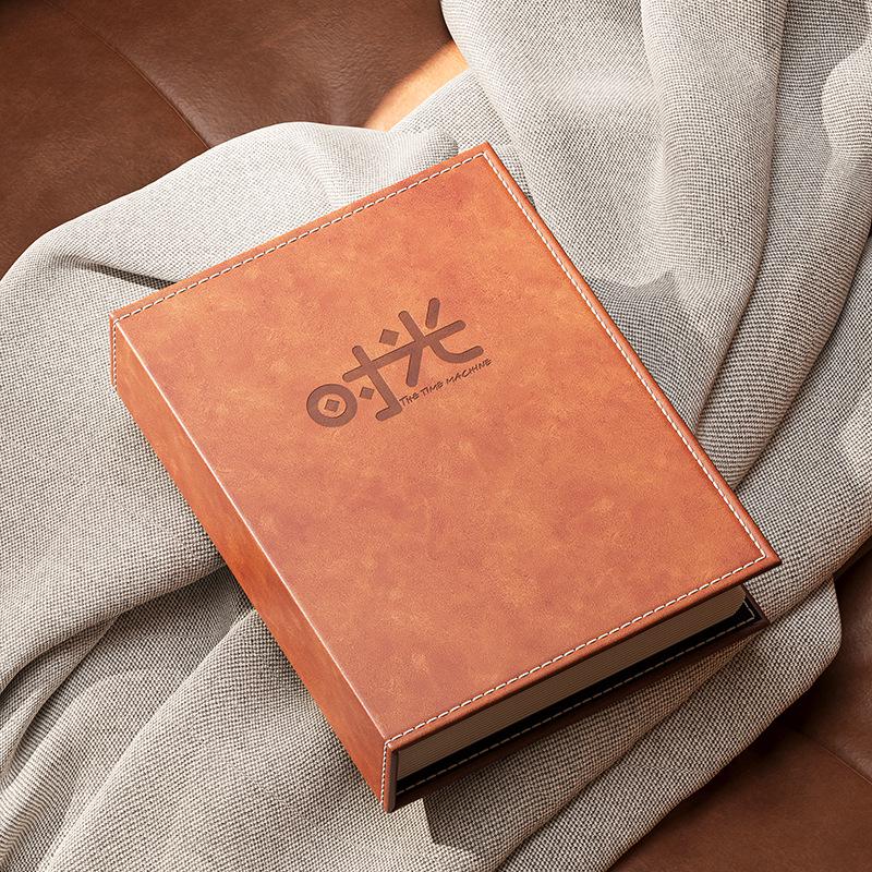 Leather 6-Inch Slip-In Photo Album, 5-Inch Photo Storage Book for Baby and Family, Large Capacity