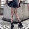 Womens High Waist Tights Fishnet Stockings Thigh High Pantyhose Halloween Cosplay Pantyhose Leggings