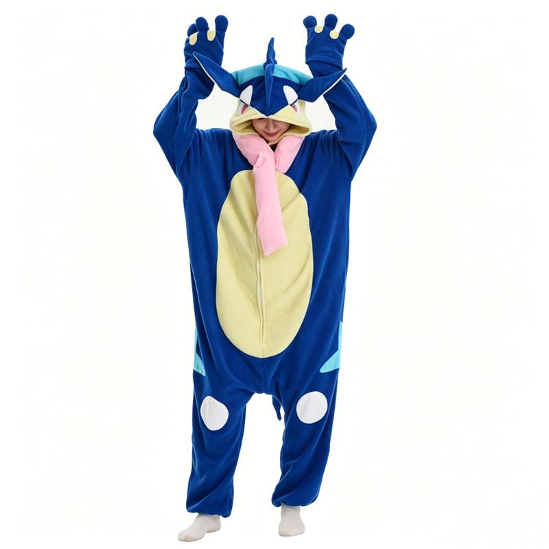Women Onesie Animal Kigurumi Grninja Pajamas Cartoon Cosplay Jumpsuit Halloween Christmas Party Costume Loose Sleepwear Outfit