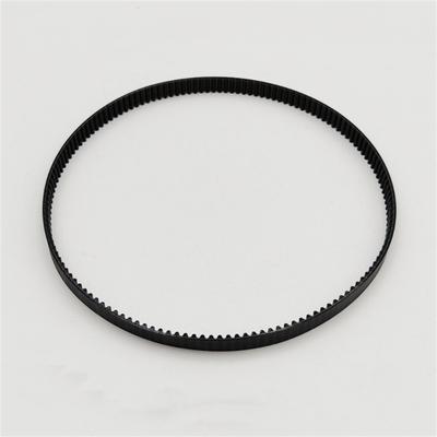 Black Rubber 125 Tooth 375mm Drive Belt Rubber Texture Repair Part for Mixers In Baking Cooking and Food Preparation