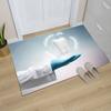 Dental Theme Pattern Door Mat Tooth Designs Smoke Technological Robotic Elements Dental Clinic Door Mat Dental Clinic Door Mat