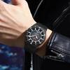 CURREN Men's Quartz Watch Fashion Date Display Luminous Waterproof Silicone Strap Sports Wristwatch