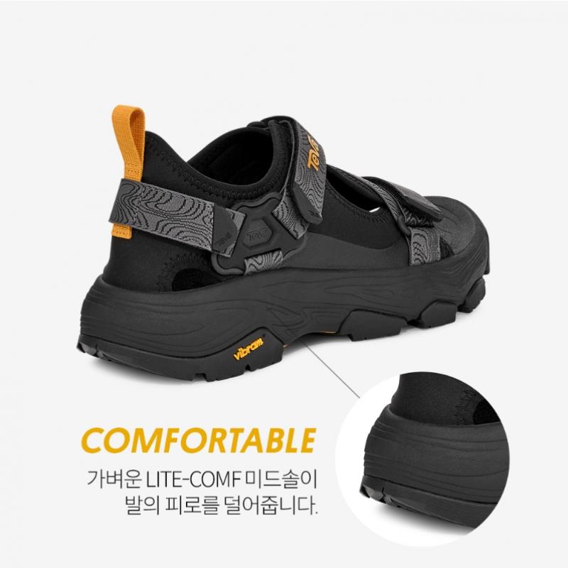 Teva Men S Grandview Max Sandal 2026 S S Vibram Sole Trail Stvm2614770 Blk
