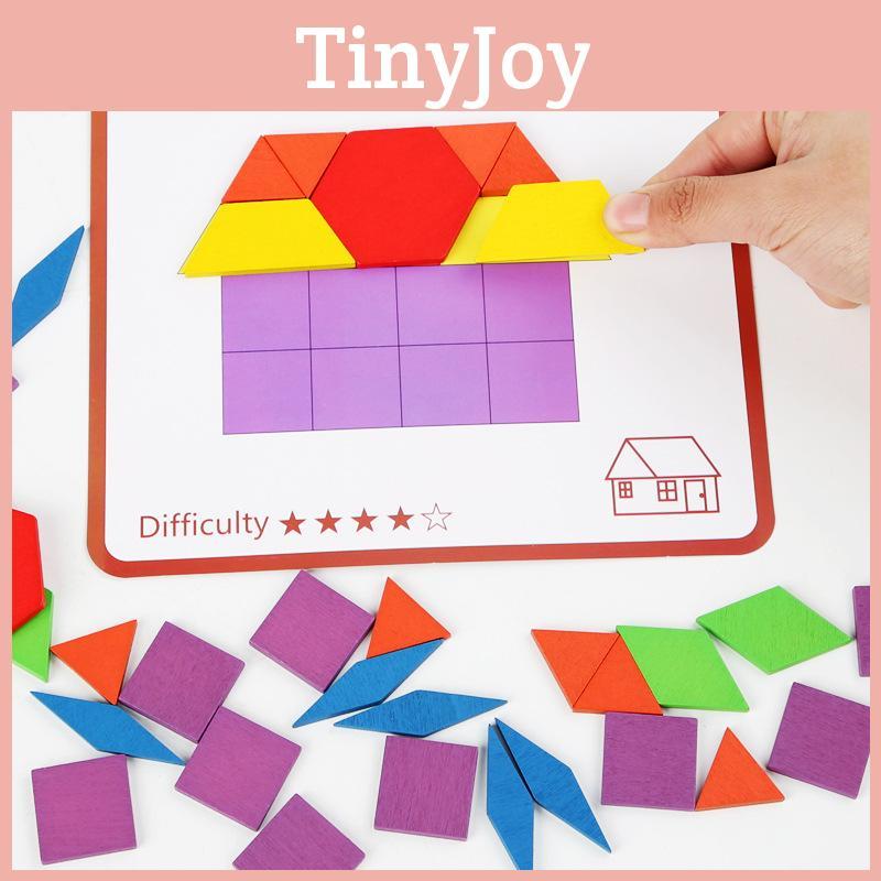 Wooden Shape Puzzle Educational Toy For Kids With Color Matching For Early Learning Development