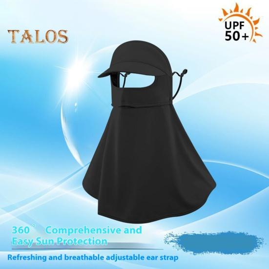 Sunscreen Face Guard with UPF50+ Sun Protection Lightweight Ice Silk Sun Hat 360 Degree Full Coverage Neck Gaiter