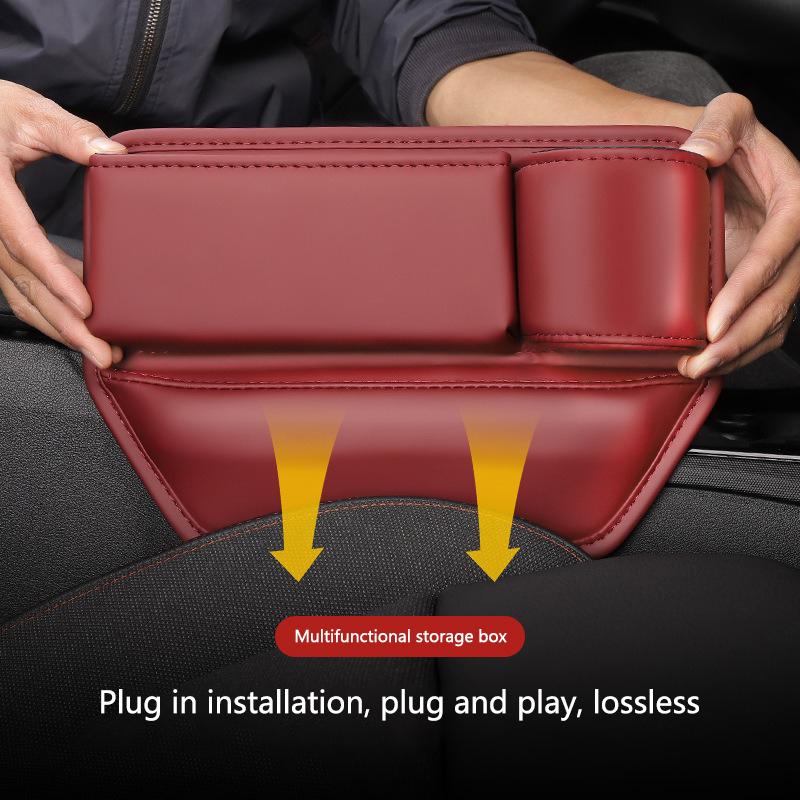 Autositz-Spalt Leder Aufbewahrungsbox Becherhalter Handyhalterung Für Volvo RDesign XC90 XC60 S60 V40 XC40 V60 V50 S40 XC70 C30 C70 C40 S70