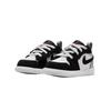 Air Jordan 1 Low ALT SE TD White Black Matte Silver Baby Sneakers Fire-Red IB3886-106