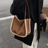 Furry portable large-capacity underarm bag shoulder bag 2025 new furry matte fashion casual women's bag