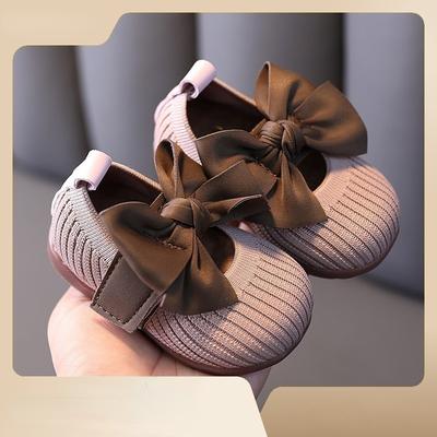 Baby Walking Shoes Spring  Little Children's Shoes Princess Shoes Girl Little Leather Shoes Non Slip Soft Sole Baby Shoes