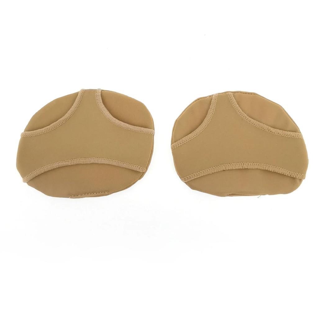 1 Pair Fabric Gel Pads for Feet Care Slip Resistant Metatarsal Cushions Pads Silicone Forefoot Pain Support Front Foot Care Tool