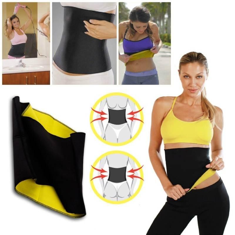 Neopren-Yoga-Shorts mit Taillengürtel für Körpermanagement und Formung