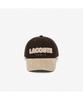 LACOSTE Men'S Corduroy Lettering Patch Ball Cap Rk413E-55N Skb