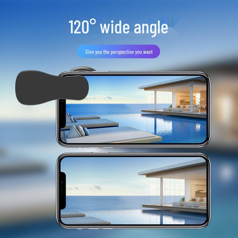 "HD Wide-Angle Macro Lens for Mobile Live Streaming"