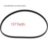 Nonslip 137 Tooth 411mm Drive Belt Replacement Belt for Efficient Power Transfer In Mixers During Baking Cooking