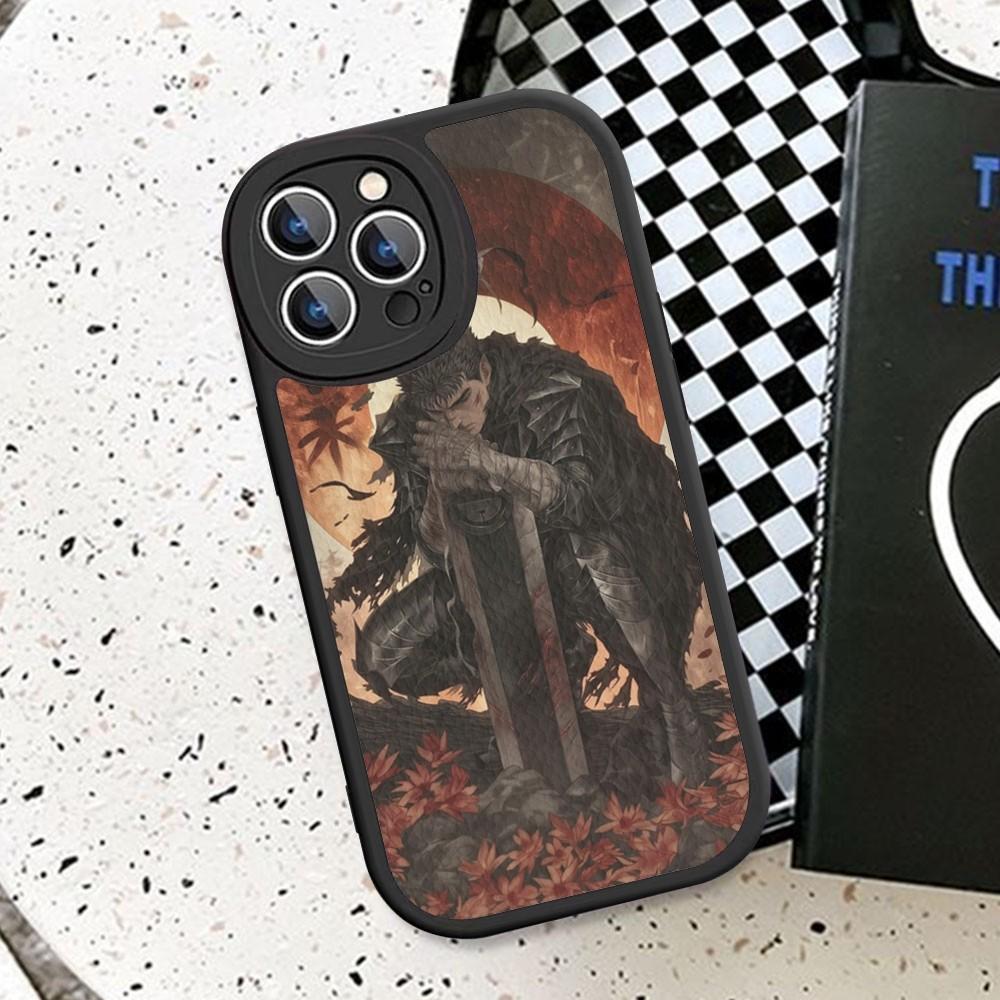 Anime Berserk Phone Case Hard Leather For IPhone 16 15 14 13 12 Mini 11 14 Pro Max Xs X Xr 7 8 Plus Fundas
