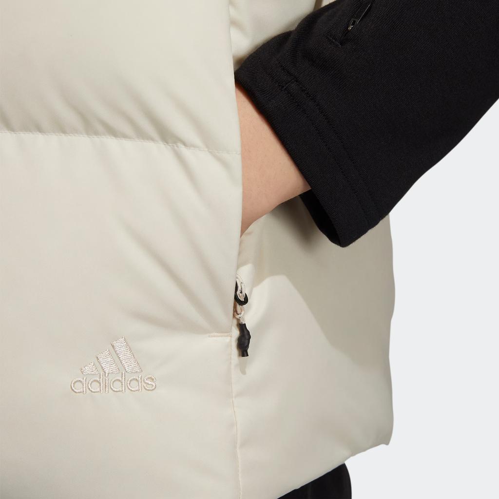 Adidas Terrex W Down Vest Solid Color Warm Down Vest Women Vests White H23076