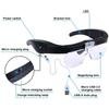 Meichoon Head-Mounted Magnifying Glasses, USB Rechargeable, with 2 LED Lights, 1.5X, 2.5X, 3.5X, 5X Adjustable Lenses, 4 Lenses for Close Work