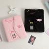 A5 Plush Binder Embroidery 6 Ring Magnetic Photo Album Kpop Photocard Holder Collect Book Storage Organizer