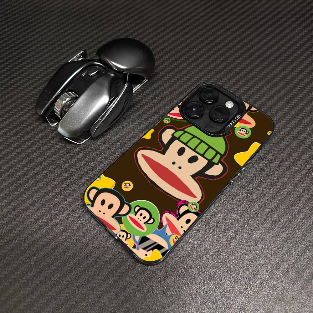 Famous Luxurious P-Paul F-Frank Phone Case For IPhone 17 16 15 14 11 12 13 Pro Max Plus Pro Colored Silver Cover