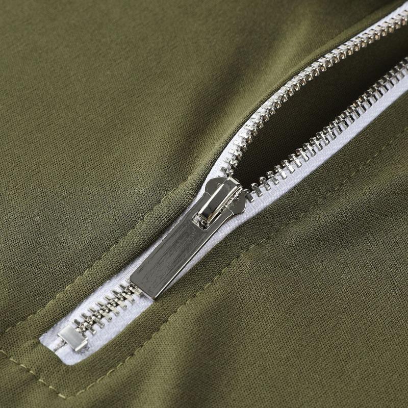 Maglia polo da uomo con colletto, mezza zip, manica corta, tinta unita blu brillante, vestibilità slim, casual, quotidiana, per golf, outdoor