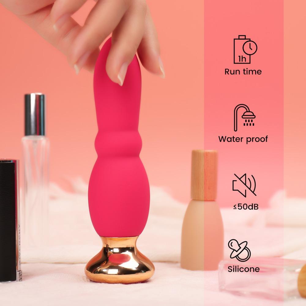 Anal Vibrator Vaginal Clitoris Stimulator G Spot Massager Anal Butt Plug Masturbation Sex Toys Remote Control for Woman Couple
