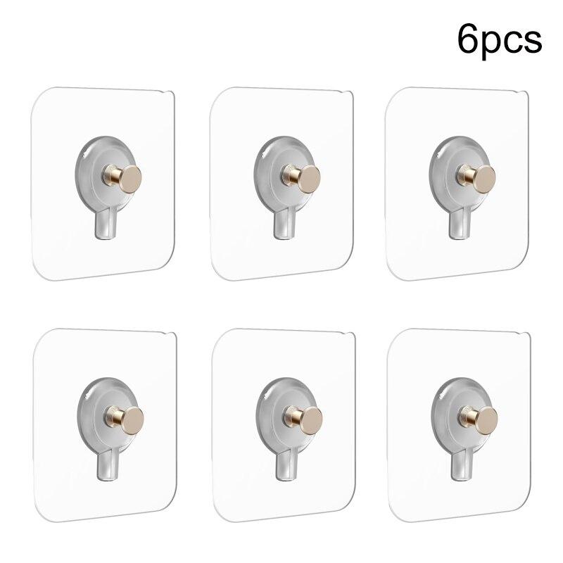 4/6/10 Pcs Non-Trace Self Adhesive Nails Hook for Photo Frame Picture Frame Hole Hanging Nail Wall Paste Tack Photos Cross Stitch