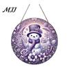 Decorative Entrance Wall Art Christmas Hanging Pendant with Lanyard, Wooden Sign for Front Indoor Outdoor Seasonal Decor Door, Creative Farmhouse