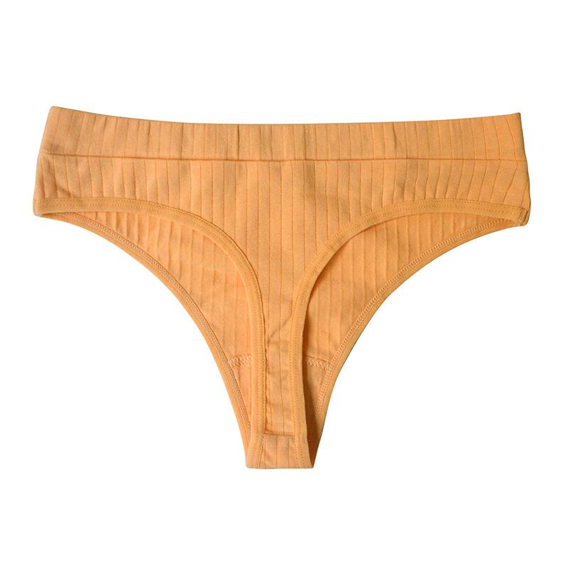 Kadın Pamuklu Tanga Düşük Bel Kadın Spor Bikini Külotu Elastik Rahat İç Çamaşırı Kadın Külot İç Çamaşırı M-XL