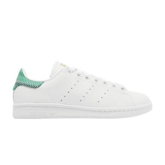 Adidas Женские Stan Smith Облачно-белый Зеленый H05055 EU 36.5 белый/зелёный