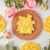 Cookie Molds Cat Shaped Valentine's Day Cookie Cutters Easy to Use Baking Gadget
