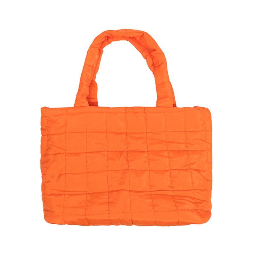 Minimalist Quilted Puffy Tote Bag Large Capacity Crossbody Bag Trendy Padded Shoulder Bag for Women Handbag for Daily Commute
