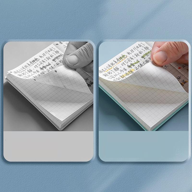 Mini Notebook High Quality Grid Page To Do List Diary Weekly Planner Pu Leather Portable Agenda Book Students