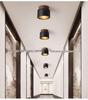 Nordic Wabi-Sabi Yellow Stone Ceiling Light for Hallways & Living Rooms