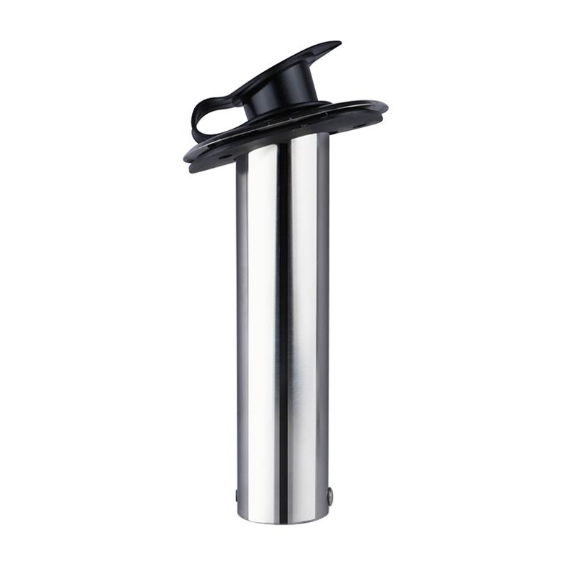 15/30/90 Degree 316 Stainless Steel Fishing Rod Holder with PVC Cap Inner Tube and Gasket for Boat Marine Accessories