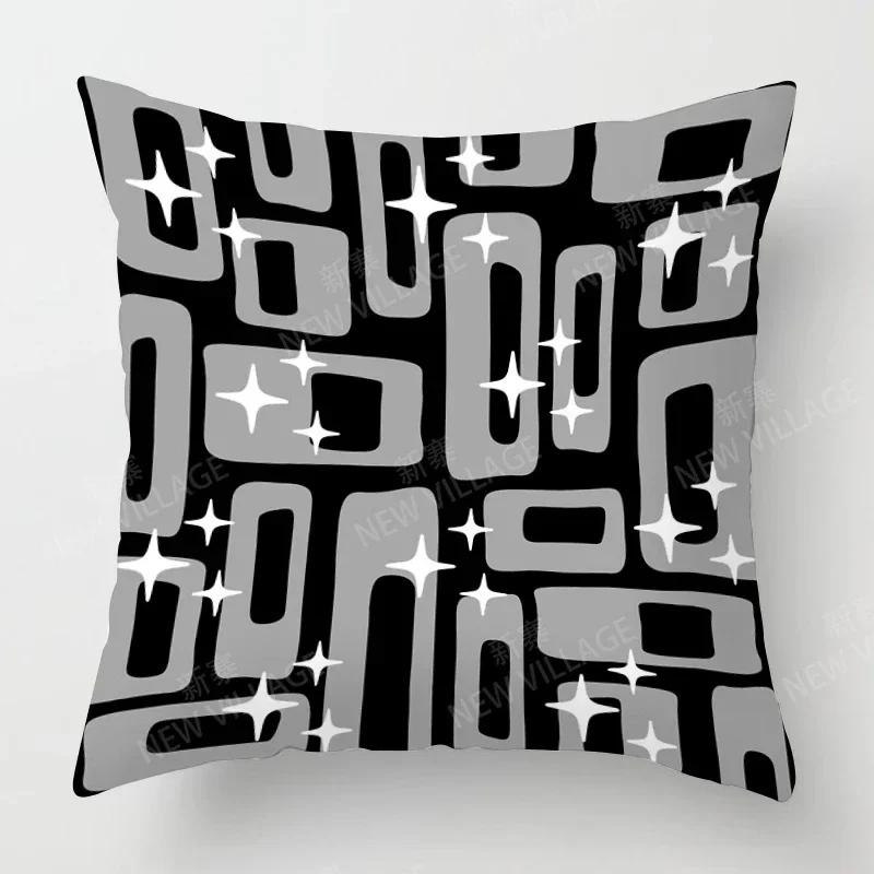 Nordic Fall Home Decor Autumn Throw Pillow Case Sofa Cushion Cover Modern  Geometry